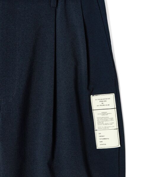ワイドパンツ スラックス EASY TROUSERS メンズ レディースの画像