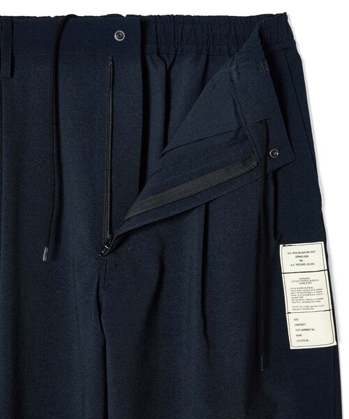 ワイドパンツ スラックス EASY TROUSERS メンズ レディースの画像