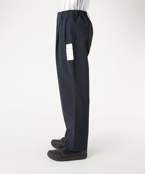 ワイドパンツ スラックス EASY TROUSERS メンズ レディースの画像