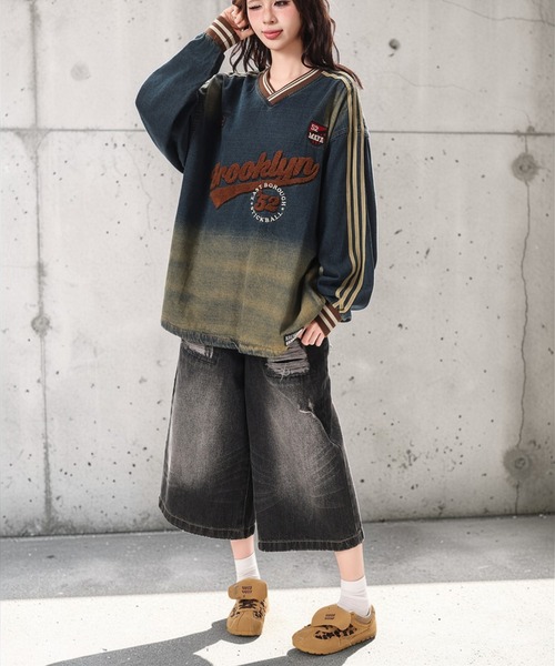 mushwear（マッシュウェア） tシャツ カレッジロゴヴィンテージ