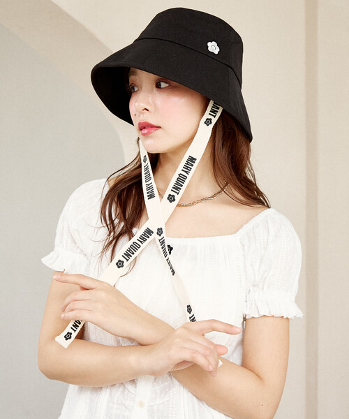 【最終値下げ！】マリークヮント×ニューエラ　バケットハット MARY QUANT（マリークヮント） 帽子 ハット マリークワント レディース
