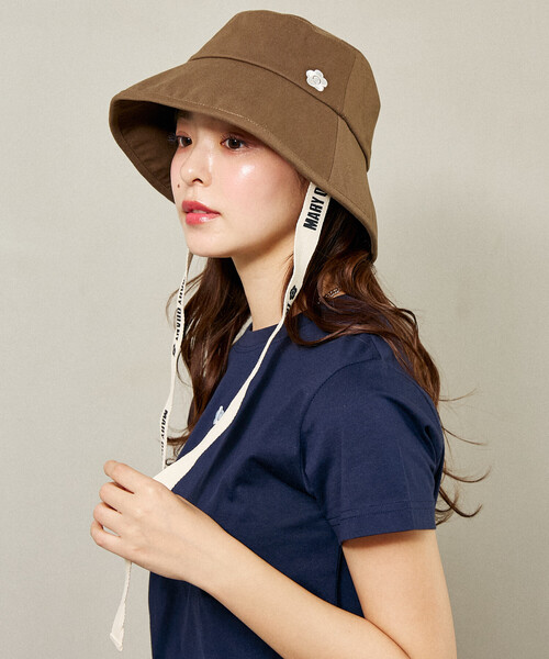 【最終値下げ！】マリークヮント×ニューエラ　バケットハット MARY QUANT（マリークヮント） 帽子 ハット マリークワント レディース