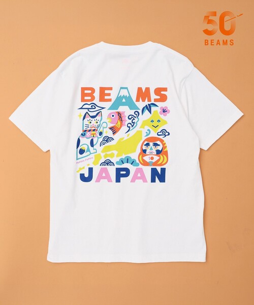 【新品】beams Japanビームス　ロンT S 半袖Sセット BEAMS JAPAN（ビームス ジャパン） tシャツ 半袖 「BEAMS50周年別注