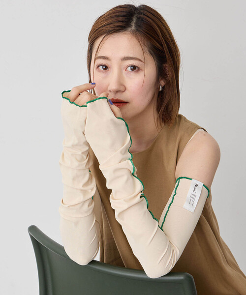 CROSSPLUS ONLINE アームカバー 「Wpc.」UVカット接触冷感アームカバー