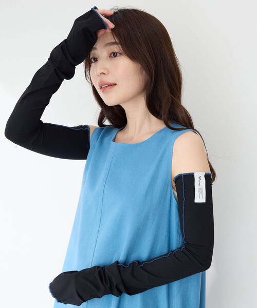 CROSSPLUS ONLINE uvカット アームカバー 冷感 「Wpc.」UVカット接触冷