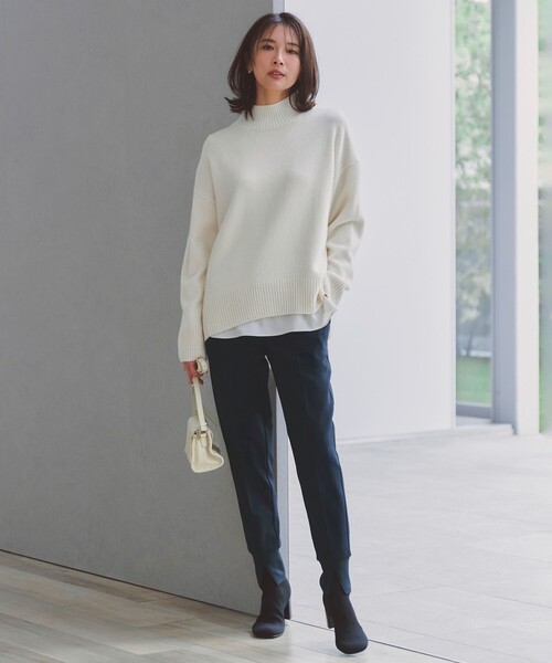 「UNFILO」 長袖ブラウス MEDIUM ホワイト レディース_画像8