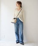 ショルダーバッグ バッグ バイカラー巾着キャン...の詳細画像3