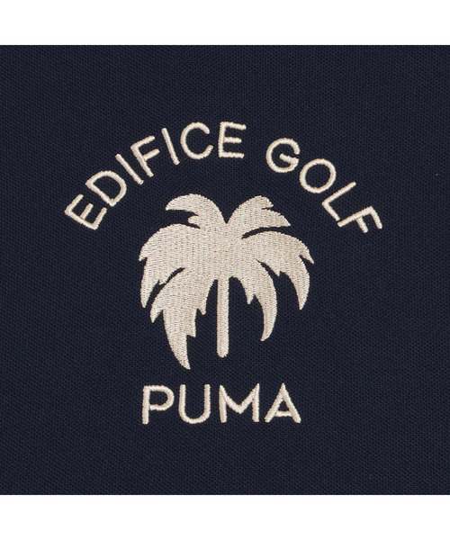 PUMA（プーマ） ポロシャツ メンズ ゴルフ PUMA x EDIFICE パームロゴ