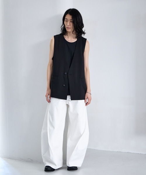 RAGEBLUE（レイジブルー） ワイドパンツ ジーンズ 3D Curve Seam Denim 