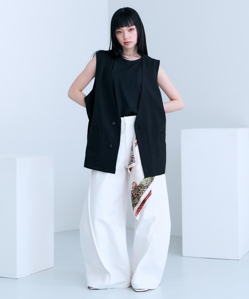 RAGEBLUE（レイジブルー） ワイドパンツ ジーンズ 3D Curve Seam Denim 