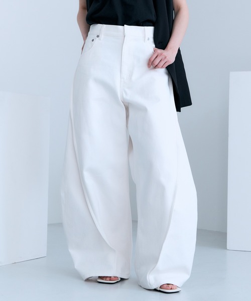 RAGEBLUE（レイジブルー） ワイドパンツ ジーンズ 3D Curve Seam Denim 