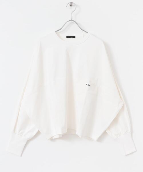 「EKAL」 長袖カットソー ONE チャコールグレー レディース_画像9