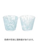 タンブラー ドットパターン ガラスカップ ブルーの詳細画像5