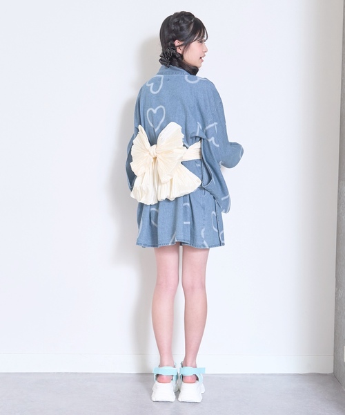 LOVETOXIC 浴衣 デニムミニ2way浴衣 キッズ 子供 女の子 : ZOZOTOWN