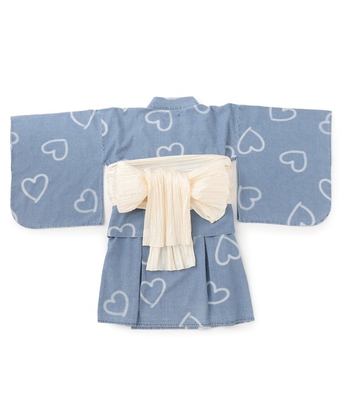 LOVETOXIC 浴衣 デニムミニ2way浴衣 キッズ 子供 女の子 : ZOZOTOWN