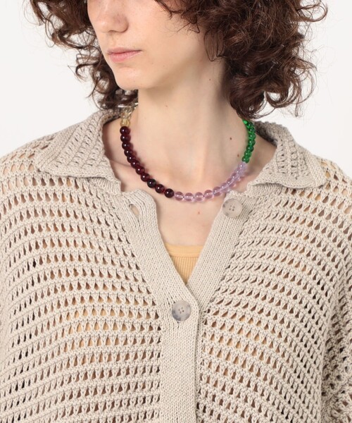 ネックレス AGLAGLA Classic Glass Beads ネックレス レディースの画像