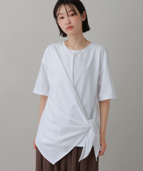LAKOLE（ラコレ） tシャツ 半袖 ノットデザインT / 692964 レディース