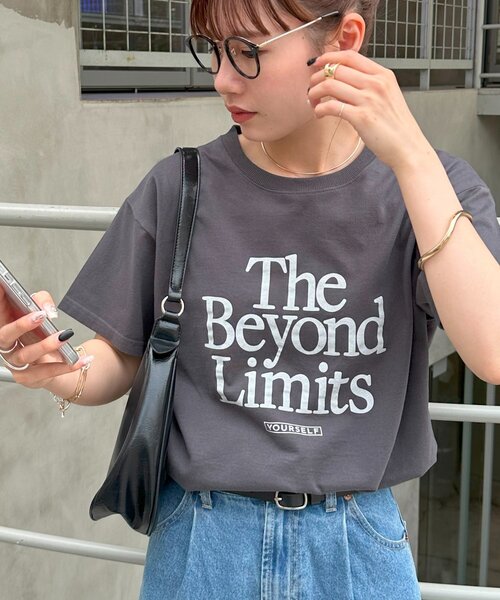「DISCOAT」 半袖Tシャツ SMALL ホワイト系その他2 レディース_画像3