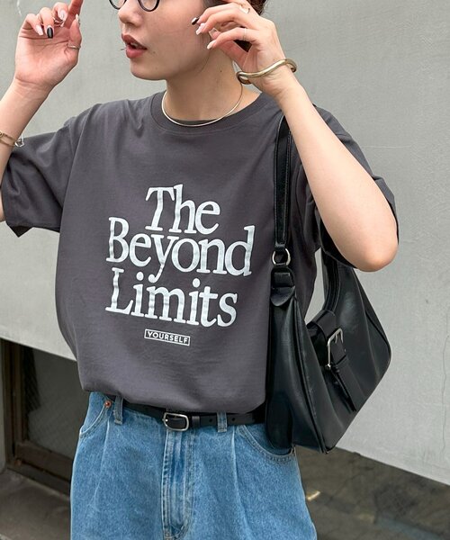 「DISCOAT」 半袖Tシャツ SMALL ホワイト系その他2 レディース_画像4