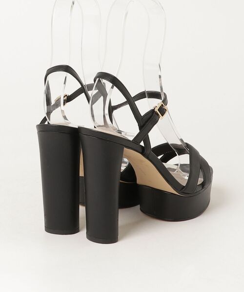 「CHARLES & KEITH」 ヒールサンダル 23cm ブラック レディース_画像2