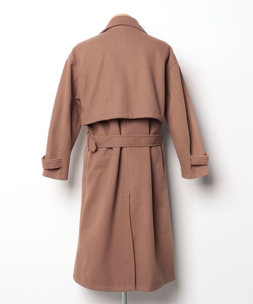 「ADMIX/ATELIER SAB MEN」 トレンチコート 48 グレイッシュベージュ メンズ_画像2