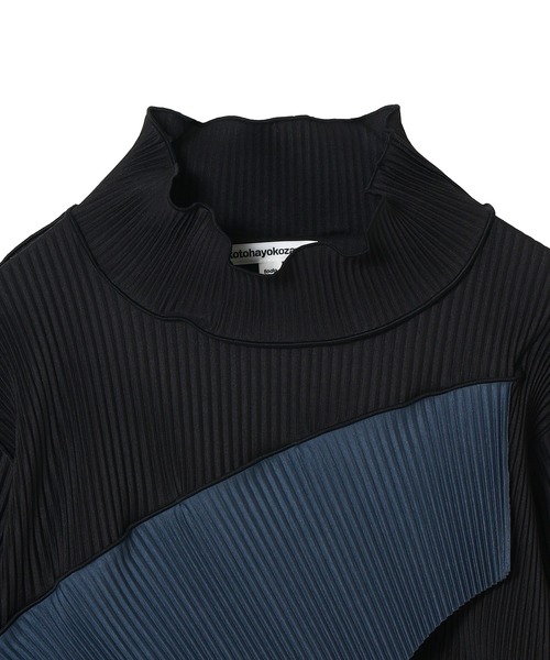 kotohayokozawa（コトハヨコザワ） tシャツ todo WAVE TOP LONG SLEEVE