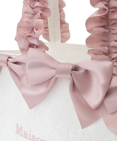 「Maison de FLEUR」 ハンドバッグ FREE アイボリー レディース_画像9