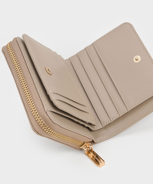 「CHARLES & KEITH」 財布 XX-SMALL ダークブラウン レディース_画像8