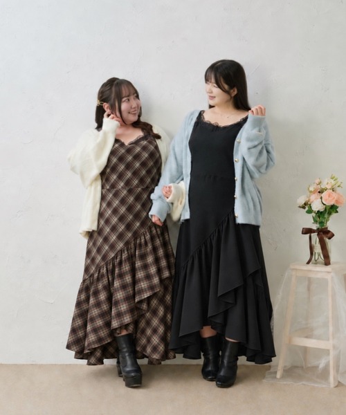Louiosy（ルオシー） ワンピース 「Louiosy」「大きいサイズ」レース