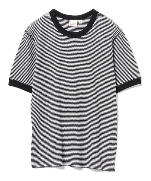 tシャツ 「別注」Healthknit / ワッフル ボーダー Tシャツ レディースの画像