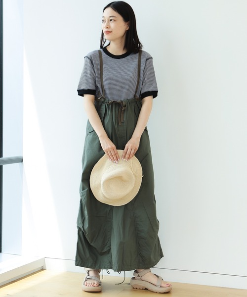 BEAMS BOY tシャツ 「別注」Healthknit / ワッフル ボーダー T
