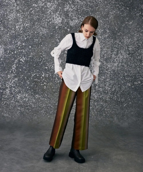 パンツ モジュラーグラデーションパンツ