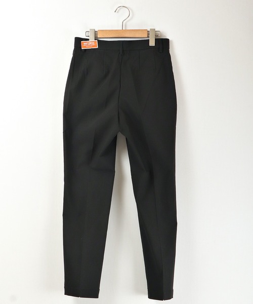 MAX＆co 黒 スラックス センタープレス パンツ セール】ダブルタックセンタープレスパンツ（スラックス