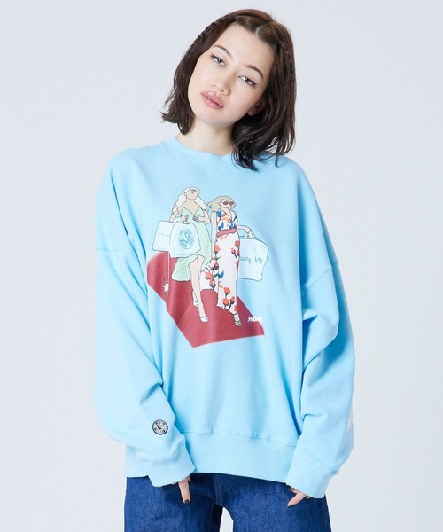 Tシャツ Tシャツ Littlesunnybite リトルサニーバイト ガールスウェットトップ Shopaholic Girls Sweat Top Zozotown Paypayモール店 通販 Paypayモール