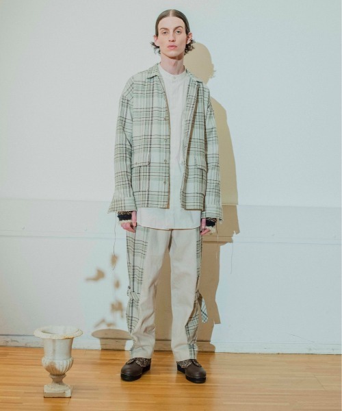 シャツ check zip shirt メンズ レディース