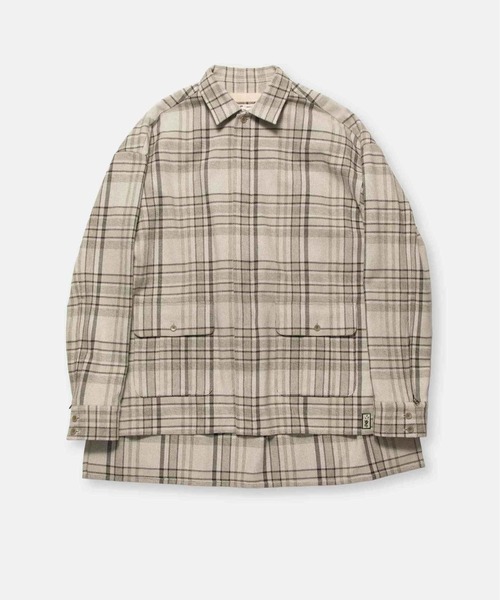 シャツ check zip shirt メンズ レディース