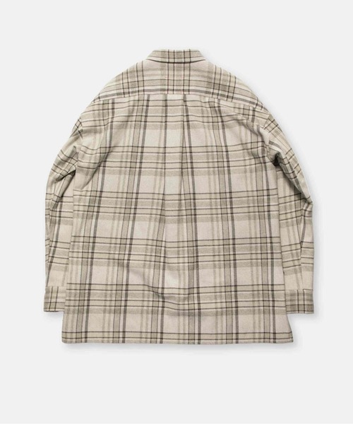 シャツ check zip shirt メンズ レディース