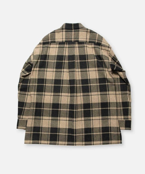 シャツ check zip shirt メンズ レディース