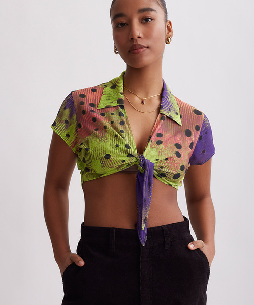 Saturdays NYC（サタデーズ ニューヨークシティ） Jillian Tie Front