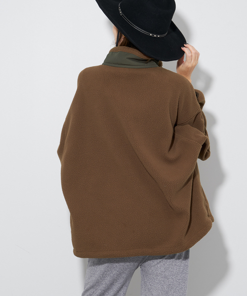 WOOL RICH ウールリッチ ジャケット コート 2XL ブラウン 茶色 WOOLRICH（ウールリッチ） ブルゾン アウター 別注 FLEECE ジャケット