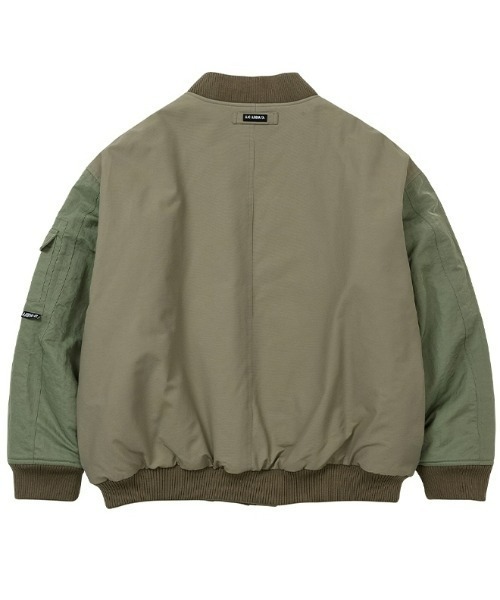 AJOBYAJO ma1 ma-1 「AJOBYAJO」Fourfold Nylon Mixed Bomber