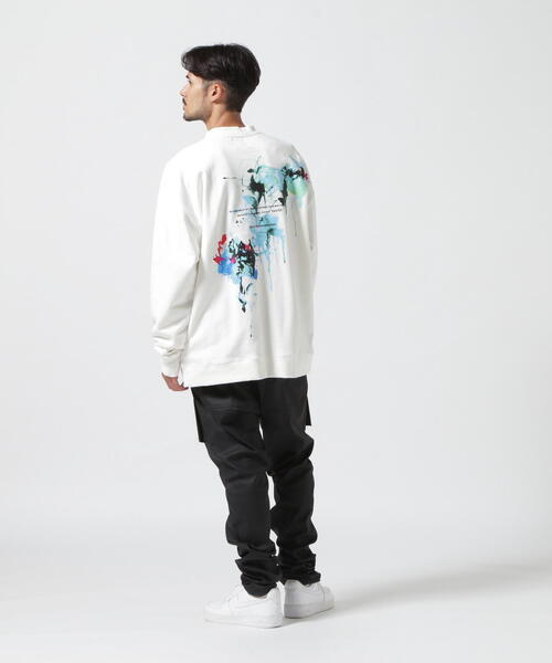 トレーナー スウェット 「限定展開」FLAG LOGO SWEAT レディース メンズ SAINT Mxxxxxx MICHAEL スエット 美品 SM-HR8-0000-044