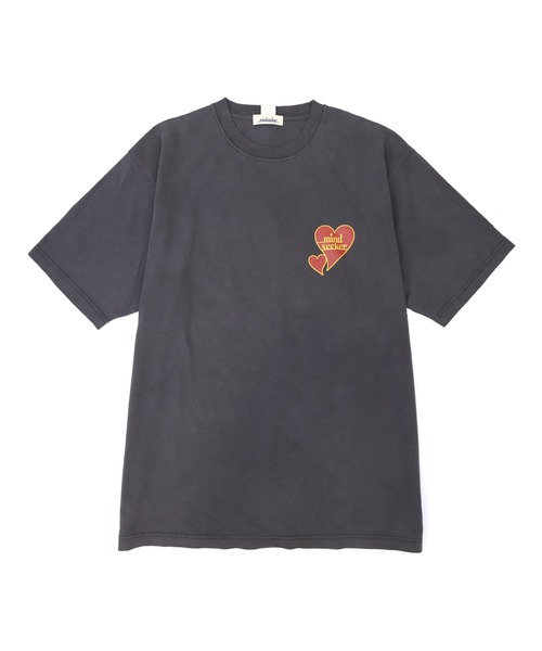 [BITTER CELLS] Heart Record Tee ハートTシャツ HEART】ロックTシャツ メンズ バンドTシャツ メンズ HEART Bébé