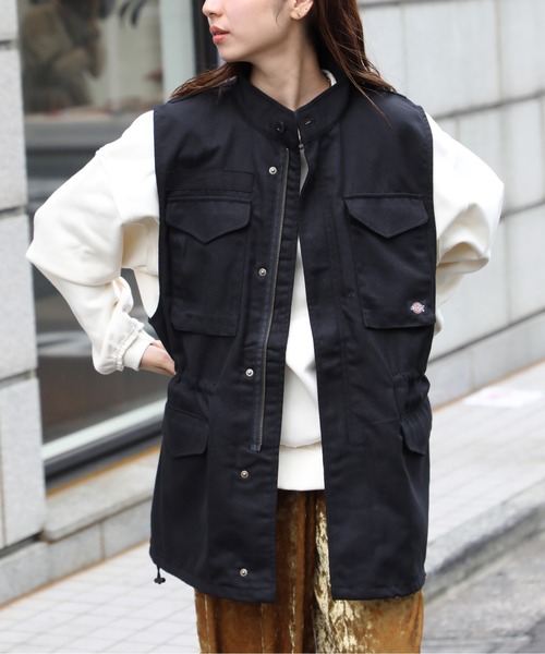 Dickies ベスト ジレ 「Dickies」ブラッシュドツイルM65ベスト 3487 