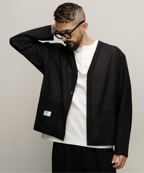 b*n様 【美品】Schott トラ柄カーディガン Schott N.Y.C（ショット） カーディガン Schott/ショット/SLUB CHIFFON