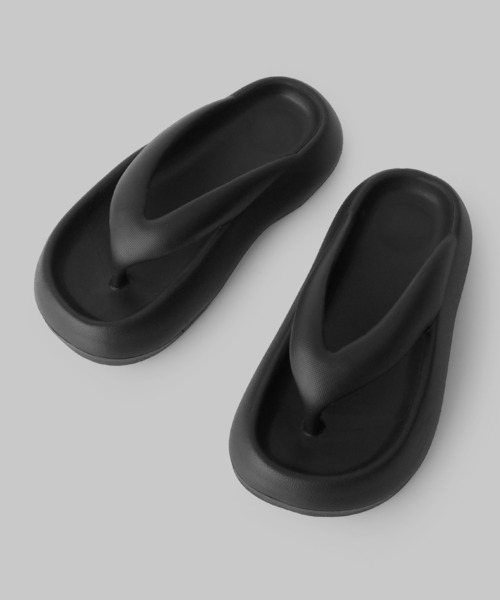 新品未使用　 SLIPPER 黒 EVAトングサンダル 26cm LEPSIM サンダル EVA厚底トングサンダル 327881 レディース