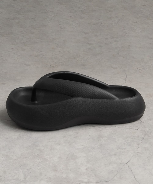 新品未使用　 SLIPPER 黒 EVAトングサンダル 26cm minia サンダル EVAトングサンダル レディース メンズ