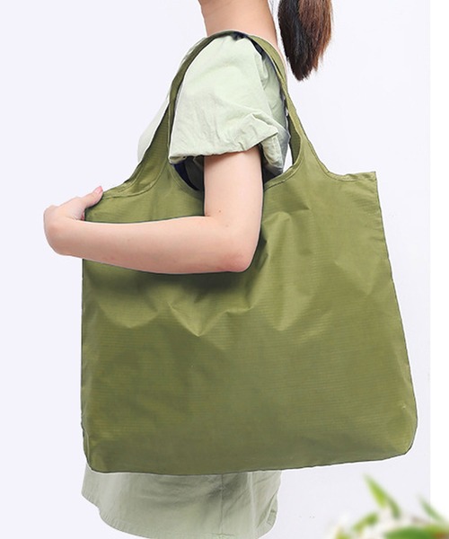 florist エコバッグ 「コンパクト収納・洗濯可」肩かけしやすい