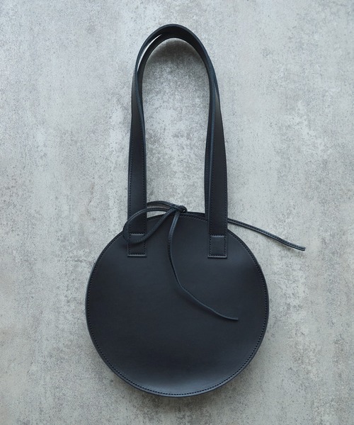 bulle de savon（ビュルデサボン） ハンドバッグ leather まるbag
