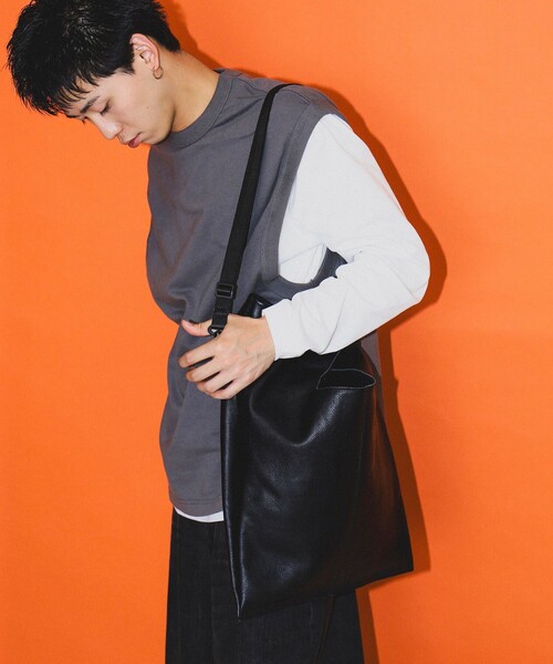 BEAMS トートバッグ / 2WAY レザー メンズ レディース